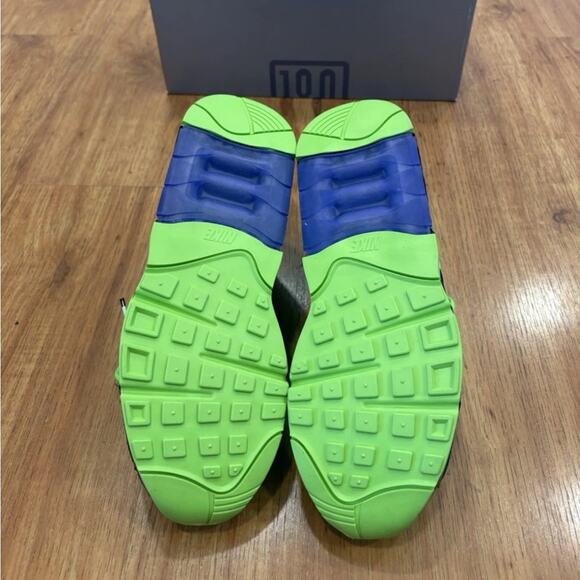 Nike Air Max 180 QS Black/White-Action Green Joker Shoes FZ3058-001 men’s 12 - Picture 3 of 4